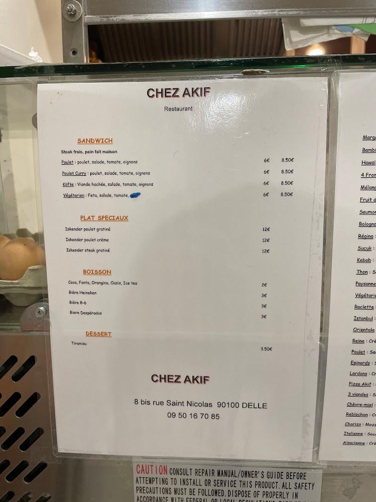 Akif pizza - Menu Image 3